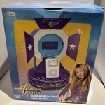 Vintage 2007 Hannah Montana Clock Radio With Ipod Dock Disney New Open Box. Fixed Price $32.58.