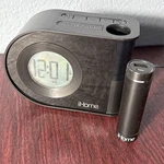 Ihome Clock, Dual Usb Charging, Alarm, Removable Power Bank, Nice!. Fixed Price $12.00.