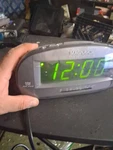 Magnavox Dual Alarm Clock Radio Am/fm MCR140/17 Big Display Works. Fixed Price $13.50.