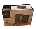 Sony ICF-CS15IP Am/fm Clock Radio Ipod Dock Open Box-never Used. Fixed Price $39.95.