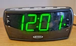 Jensen JCR-208A Large Display Am/fm Alarm Clock Radio Tested. Fixed Price $14.95.