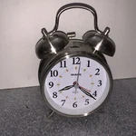 Sharp Twin Alarm Clock Metal Backlight Glow Hands Old Fashioned Bell SCP800. Fixed Price $5.00.