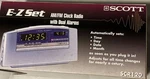 Nib Scott E-z Set Am/fm Clock Radio W/dual Alarms SCR120. Fixed Price $15.00.