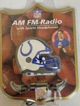 Nfl Indianapolis Colts Am - Fm Radio With Headphones, New. Fixed Price $12.99.