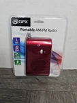 Gpx Portable Am/fm Radio R052R New Sealed. Fixed Price $23.70.