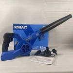 Kobalt Kjb 114B-03 24V Li-ion Cordless Compact Jobsite Brushless Blower. Fixed Price $59.99.