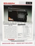 Factory Sales Flyer For Sangean SG-700L Am Fm Shortwave Radio. Fixed Price $5.95.