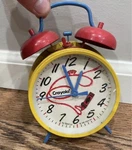 Vintage 1991 Spartus Crayola Alarm Clock Wind Up. Fixed Price $30.00.