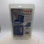 Vintage Timex Clock Flip Top Travel Alarm Am/fm Radio T315L New Blue. Fixed Price $32.99.