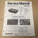 Original Panasonic Service Manual For Rc Model Clock Radios Choose One. Fixed Price $5.98.