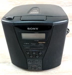 Vintage 1990 Sony Mega Bass Countertop Cd/radio/alarm ICF-CD833 Black Tested. Fixed Price $29.79.