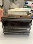 Vintage General Electric Alarm Clock Am/fm Radio Red 7-4622D Untested. Fixed Price $15.99.