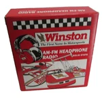 Vintage Winston Am Fm Headphone Radio Works Tobacco Promo Collectible. Fixed Price $34.99.