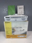 Sony ICF-CD523 Under Cabinet Am/fm Kitchen Clock Radio White Used? Open Box. Fixed Price $79.99.