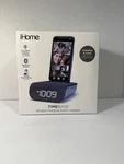 Ihome Timebase Dual Charging Bluetooth Alarm Clock With Wireless & Usb. Fixed Price $48.00.