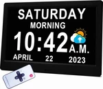 11.5-INCH Large Digital Clock With Date And Voice Dialogue. Fixed Price $62.99.