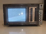 Vintage Spacemaker Portable Crt Color Tv Am/fm Radio Tested. Fixed Price $65.00.