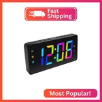 Hannlomax HX-160CR Pll Fm Radio Alarm Clock, 2.5" Led Display With Rgb Color (7. Fixed Price $27.91.