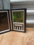 Chaney Battery Operated Travel Picture Frame Led Alarm Clock With Light. Fixed Price $15.00.