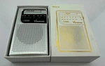 Vondior Radio Am/fm Battery Portable Silver With Box. Tested. Fixed Price $11.99.