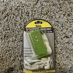 2G Uninex VS-62 Portable Fm Stereo Scan Radio Green W/ Earbuds & Lanyard. Fixed Price $10.48.