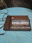 Vintage Soundesign (7561) Phone Stereo Alarm Clock Silver/wood Radio For Parts. Fixed Price $16.00.