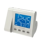 Projection Alarm Clock With Am/fm Radio, Battery Backup, Dual. Fixed Price $40.00.