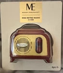 Modern Expressions Mini Retro Radio Fm Hi-fi Sound Auto Scan Small New. Fixed Price $8.88.