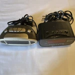 Acurite & Vextra Digital Clock Radios Am/fm Alarm Black Silver Tested Works. Fixed Price $26.28.