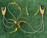 2- Sony SRF-87 Sports Walkman Mega Bass Strap Radio Headsets Tested Ships Asap. Fixed Price $34.99.