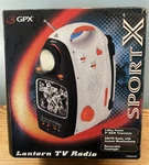 Gpx Sport Portabl Tv Lantern Radio Camping Outdoor Flash Light Weather 3WY Pwr. Fixed Price $45.00.