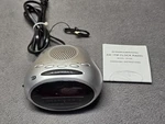 Vintage Durabrand Am/fm Digital Alarm Clock Radio CR-500 Silver Tested Working. Fixed Price $14.95.