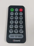 Isound 1669 Dreamtime Pro Alarm Clock Radio Remote Control - Tested, Works. Fixed Price $8.95.