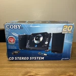 Coby CX-CD377 Stereo System Am/fm Aux Input New Open Box. Fixed Price $99.99.