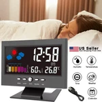Led Digital Alarm Clock Snooze Calendar Thermometer Hygrometer Weather Display. Fixed Price $8.99.