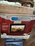 Gpx Under Cabinet Am/fm Radio Clock Rv Camper 7" Lcd Tv W/ Remote Weather Band. Fixed Price $65.00.
