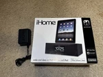 Ihome ID84BZ 30 Pin App Enhanced Alarm Clock Radio Am/fm Iphone Ipad Ac Adapter. Fixed Price $22.00.