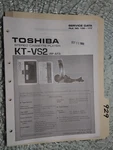 Toshiba KT-VS2 Service Manual Original Repair Book Tape Deck Player Cassette. Fixed Price $27.50.