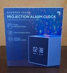 Sharper Image Projection Alarm Clock Soothing Sounds And Relaxing Visuals Nib. Fixed Price $10.95.