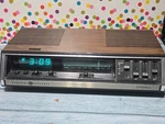 General Electric Vintage Alarm Clock Am/fm Radio Model 7-4695A. Fixed Price $50.00.
