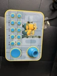 Ekids Minions Projection Clock Radio Digital Alarm Fm Yellow Blue GRJ3434-CA. Fixed Price $14.99.