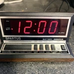 Vintage Spartus Electronic Digital Alarm Clock Model 526N Hi Tech #1140 Tested!. Fixed Price $24.99.