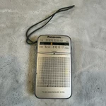 Panasonic RF-P50 Portable Am Fm Pocket Radio Silver Handheld Receiver. Fixed Price $20.00.