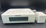Sangean RCR-5 Digital Am/fm Clock Radio White With Power Cord Tested Working. Fixed Price $22.00.