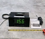 Vintage Corded Bedroom Landline Phone Am/fm Clock Radio Alarm 29298FE1-A. Fixed Price $22.00.