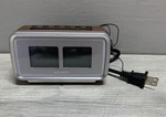 Jensen JCR-232 Dual Alarm Clock Radio Am/fm Digital Wood Grain Snooze Timer. Fixed Price $15.99.