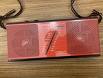 Japanese Vintage Portable Radio Sony SRF-50, Red Shipped By Dhl. Fixed Price $200.00.