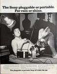 1969 Sony 6F-21WA Fm/am Radio Original Vintage Advertisement Portable Print. Fixed Price $8.00.