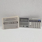Vintage Casio TA-1000 Calculator & Clock With Manual Talking Works. Fixed Price $64.90.