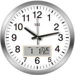 Hito 14 Inch Silent Wall Clock Battery Operated With Temperature And Date, La.... Fixed Price $58.52.